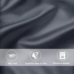 Satin Body Pillow Cover 1pc, Silky Body Pillow Pillowcase Similar to Silk - Image 5