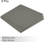 MECCANIXITY EVA Foam Sheets Light Grey 9.8 Inch x 9.8 Inch 3mm Thick Crafts - Image 3