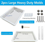 2Pcs Extra Large Reusable Epoxy Mold - Image 2