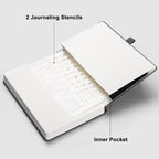 RETTACY Dotted Journal Notebook, 192 Pages, A5 Medium Size | Leather Hardcover - Image 7