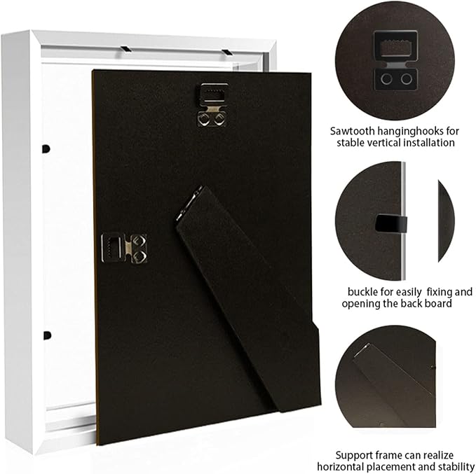 8.5x11 Shadow Box Frame Display Case - Image 3