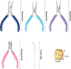 4 Pack Jewelry Making Pliers Tools Set, Jewelry Making Needle Nose Chain Nose - Image 2