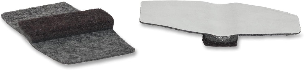 Lorell LLR49319 Wrap Around Floor Savers, Gray Count 16 (Pack of 10)