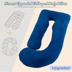 60 Inch Pregnancy Pillows for Sleeping, Extra Large U Shaped Body Pillow - Image 7