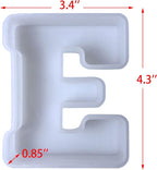 4 inch 26 Pack English Letter Silicone Mold - Image 3