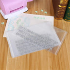 5.9 x 9.9 inch Large Stamp & Die Storage Pockets Resealable Clear Plastic Seal - Image 5