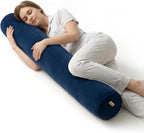 Body Pillow for Adults, Long Round Pillow, Big Cylindrical Pillow, Large Full by Ailuteie