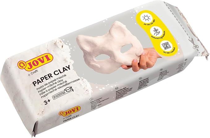 Jovi PatMaché Ready-to-Use Air-Hardening Paper Mache; 1.5 lb by Jovi