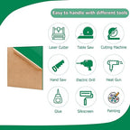 2 Pack 12'' x 12'' Opaque Green Acrylic Sheet, 3mm Thick Acrylic Plastic Sheet - Image 4