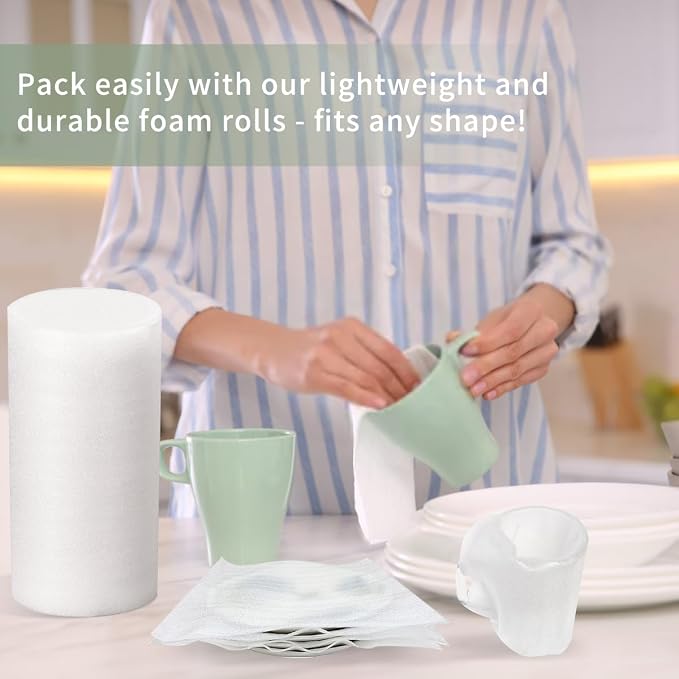 Moving Supplies, Foam Wrap Roll 16" Wide x 80' Length | - Image 5