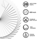 MEARCOOH 20-Pack Self Adhesive Foam Sheets - Image 2