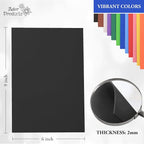 Black Eva Foam Sheets, 12 Pack, 2mm Thick, 6 x 9 Inch, Handicraft Foam Paper - Image 3