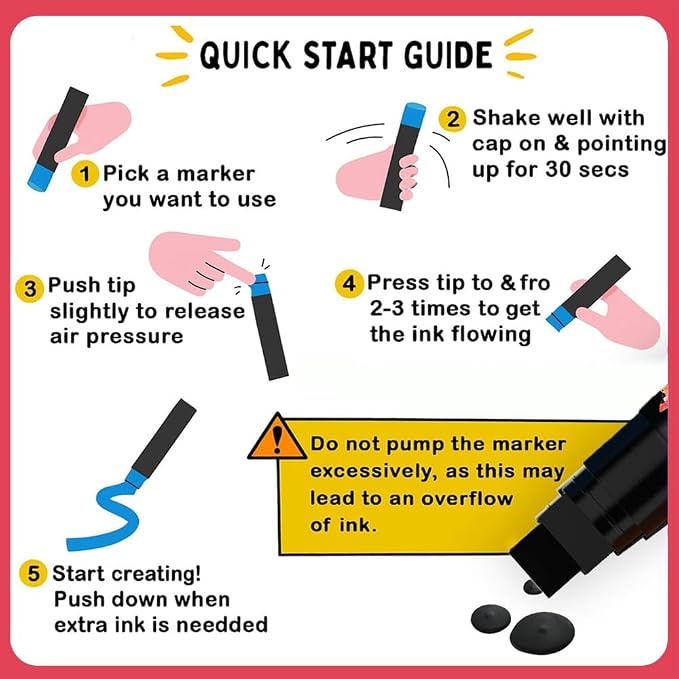 Chalkola Car Window Markers for Glass Washable - Image 9