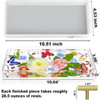 RESINWORLD 1'' Deep Tray Mold, Small Flat Tray Silicone Mold - Image 2