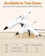 Full Size Hot Glue Gun with 10 Glue Sticks | 80W High-Power Fast Heating - Image 6