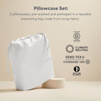 ettitude 100% Lyocell Organic King Pillowcase Set – Silky, Breathable, - Image 4