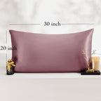 Queen Satin Pillowcase for Hair 2pc, Similar to Silk Pillow Cases, Easier Care - Image 6