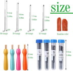 WONVOC Needle Felting Needles, 4 Sizes Triangle Felting Needles, Needle Felting - Image 2