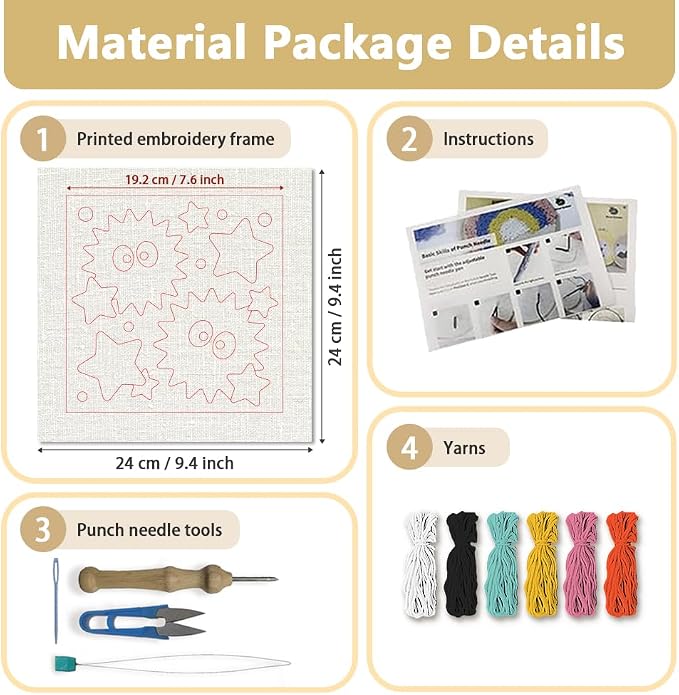 Doodlream Cute Black Elves Needle Kit - Image 2