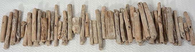 Natural Looking Wood Pieces in Driftwood Finish, 3-6 Inches Long, 1.1 Pound - Image 3