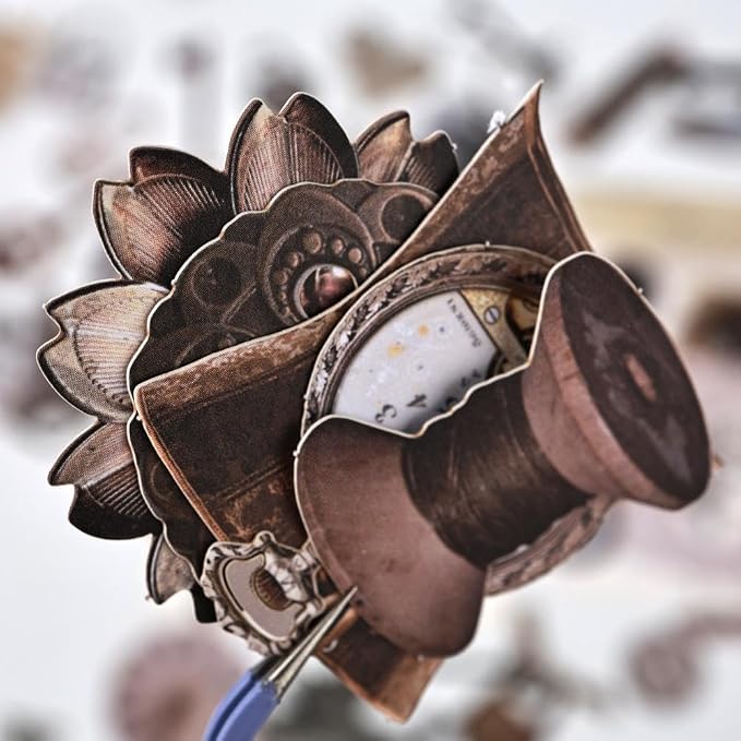 Diuhofart 2Pack Vintage Scrapbook Embellishments - Image 6