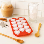 HIC Kitchen Silicone Heart Ice Tray, Each Tray Makes 14 Hearts - Image 5