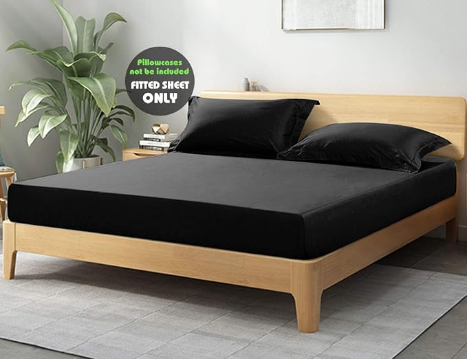 Fitted Sheet- COSMOPLUS King Fitted Sheet Only（No Flat Sheet or Pillow Shams） - Image 4