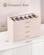 Lolalet Sunglasses Storage Box for Women, Eyewear Eye Glass Organizer - Image 6