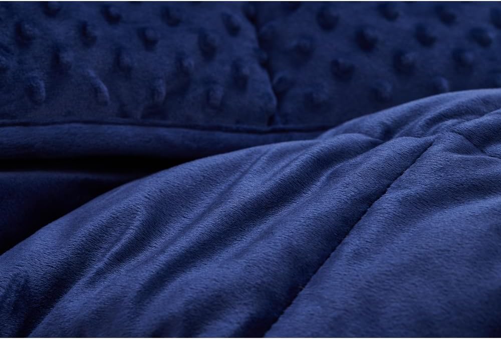 TONGDADA Minky Weighted Blanket | 40''x60'', 10lbs | Cozy and Soft Minky - Image 9