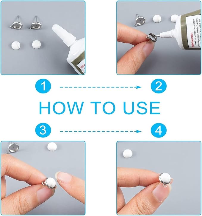 20pcs 6mm Natural Stone No Hole Black Labradorite Semicircle Smooth Cabochons - Image 4