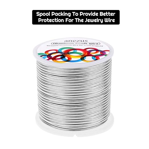 Anezus 12 Gauge Aluminum Wire 100 Feet - 2mm Metal Armature Bendable Sculpting - Image 4