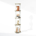 Furinno Turn-N-Tube Storage Shelves, 5-Tier Book Shelf, Corner Shelf, Toolless - Image 8