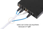 Alex Tech 10ft - 3/4 inch Cord Protector Wire Loom Tubing Cable Sleeve Split - Image 3