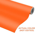 VViViD DECO65 Orange Matte Permanent Adhesive Craft Vinyl - Image 2
