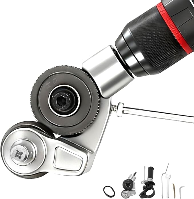 Metal Nibbler Drill Attachment, Heavy-Duty Sheet Metal Cutter by Hilandkom