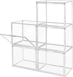 GUDEMAY Clear Stackable Plastic Storage Bins by HaveANiceDay