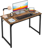 PayLessHere | 39 Inch Computer Desk | Brown | Office Desk by PayLessHere