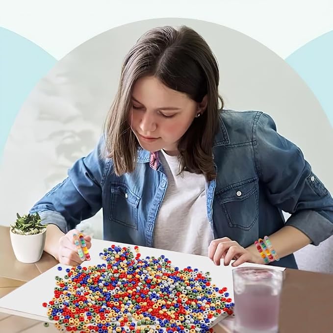 QPIXVB 1100PCS Pony Beads, Beads - Image 6