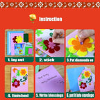 QIAONIUNIU Card Making Kits DIY Handmade Greeting Card Kits - Image 4