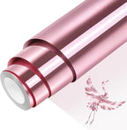 Rose Gold Metallic Foil Iron On Vinyl Roll by WRTUUED