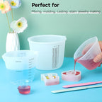 Gartful Silicone Resin Cups Set, Large Silicone Mixing Bowl - Image 7