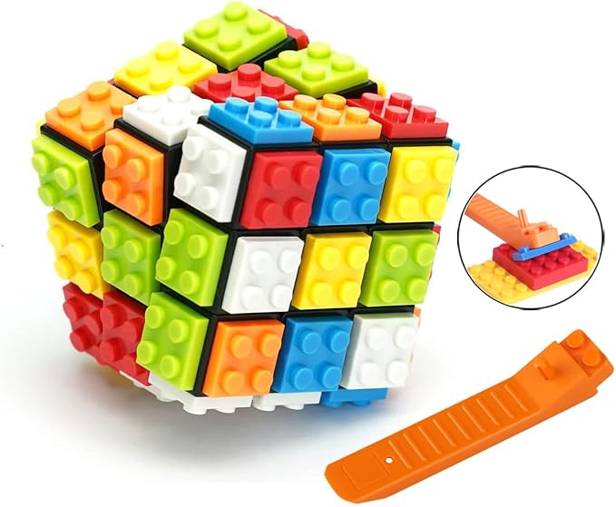 AMAZA 3x3 Speed Cube Stress Relief Fidget Toys Black 3x3x3 Magic Cube Puzzles - Image 7