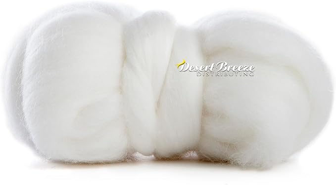 100% Natural Merino Wool Roving - 1 oz - Premium Combed Top Merino Roving Wool - Image 8