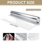 Clear Vinyl for Sewing, Transparent PVC Vinyl roll 12" x 48", 0.4mm Clear Vinyl - Image 2