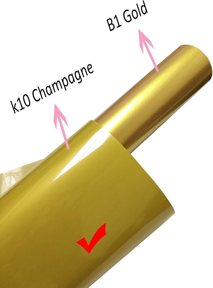 guangyintong Gold Heat Transfer Vinyl HTV Rolls - Image 2
