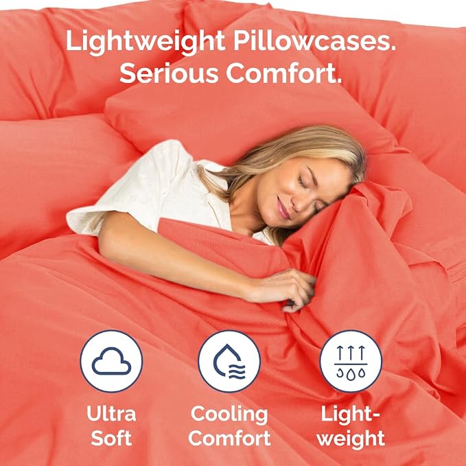 Body Pillowcases Set of 2-20x54 Long Body Pillow Case - Image 3
