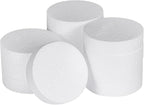 4 Inch 12-Pack Foam Circles for Crafts, Polystyrene Round Foam Disc for DIY by FFchuanhe
