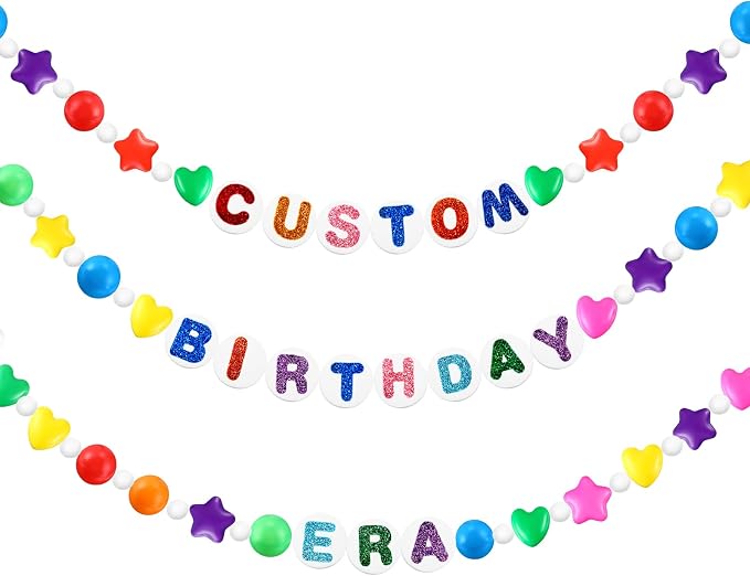 Simgoing DIY Giant Friendship Bracelet Garland Kit Customizable Party Banner by Simgoing