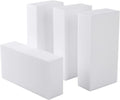 AMZQNART 4pcs 8x4x2in Craft Foam Blocks White by AMZQNART