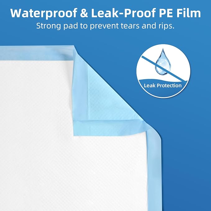 SOFYFINE 100 Count Bed Pads 30"x36" Thicken Adults Incontinence Underpads - Image 5